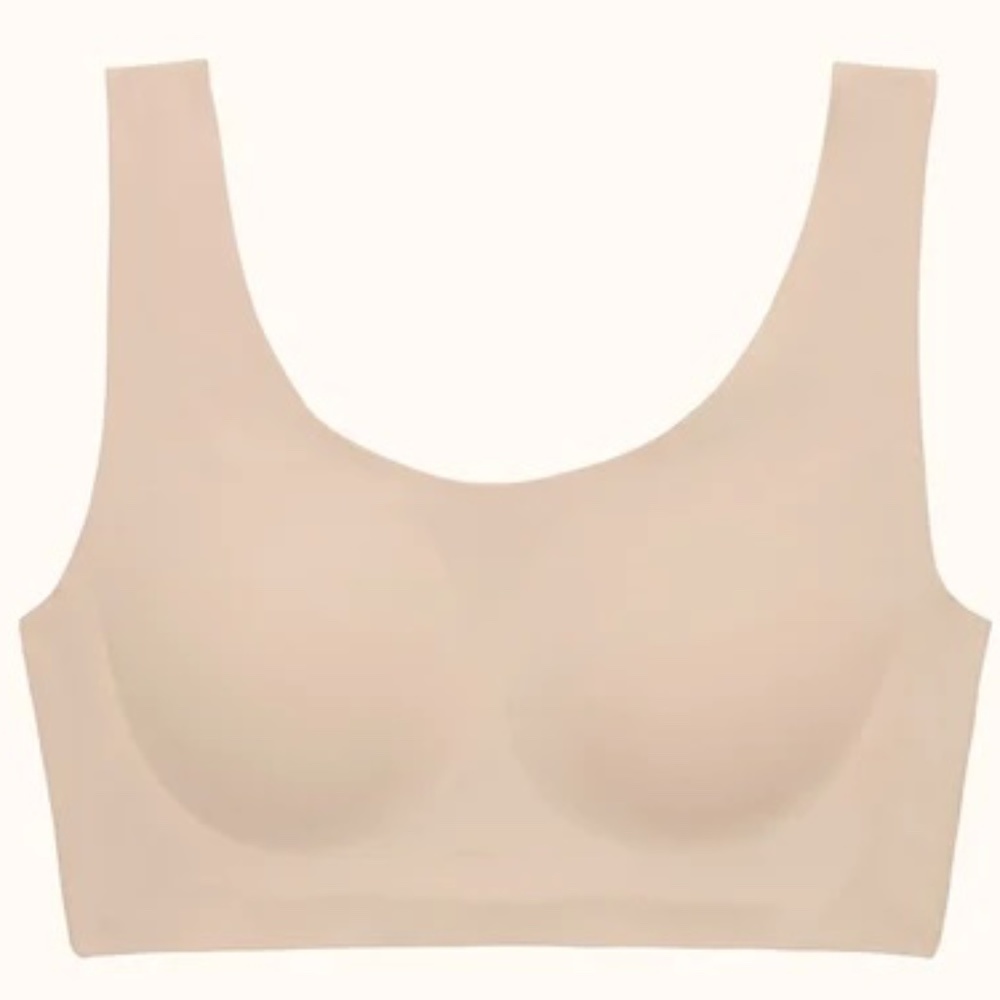 Third Love Smoothing Scoop Wireless Bra - MEDIUM Light Taupe NWT